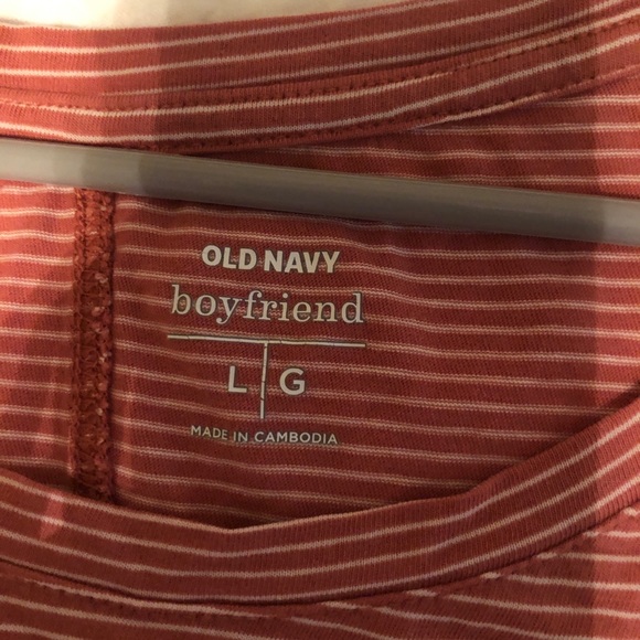 pink striped old navy tee - Picture 4 of 6